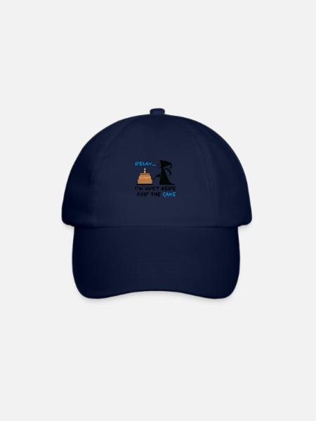 Lustiges Design zum Geburtstag! Der Tod Geschenk - Baseballkappe - Blau/Blau