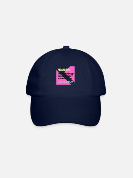 Feminismus - Baseballkappe - Blau/Blau