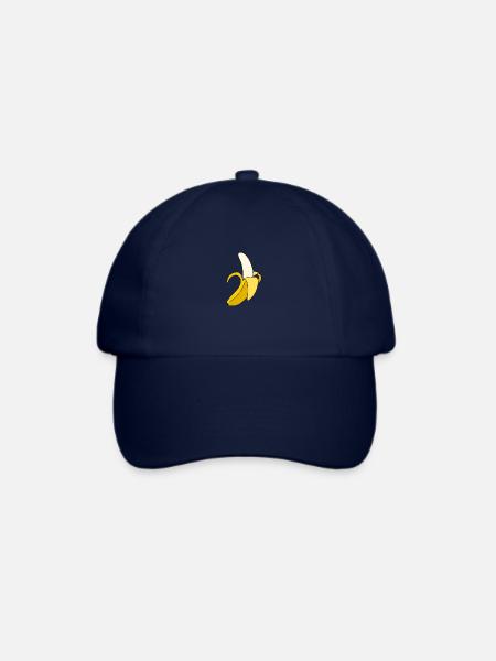Banane - Baseballkappe - Blau/Blau