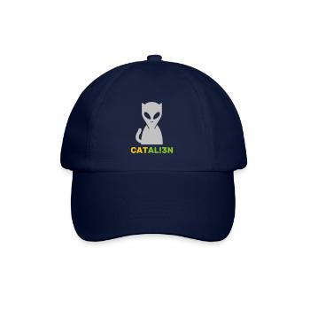 Cat - Baseballkappe - Blau/Blau - Vorne