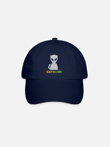 Cat - Baseballkappe - Blau/Blau