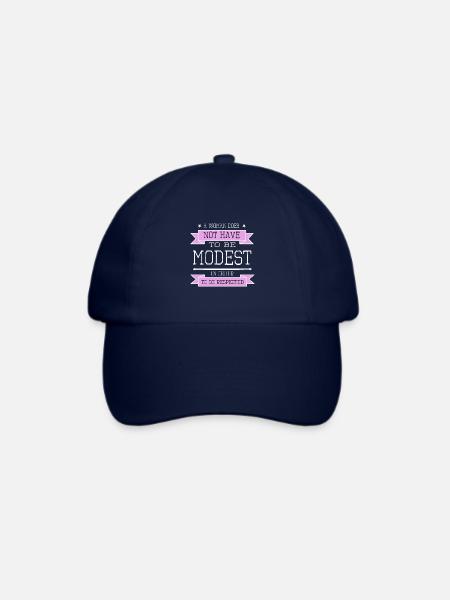 gender equality society activism - Baseballkappe - Blau/Blau