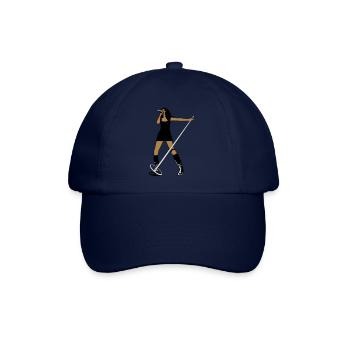 saengerin - Baseballkappe - Blau/Blau - Vorne