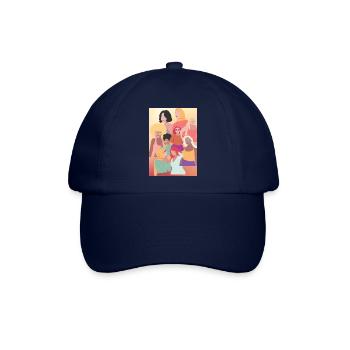 Frauenpower - Baseballkappe - Blau/Blau - Vorne