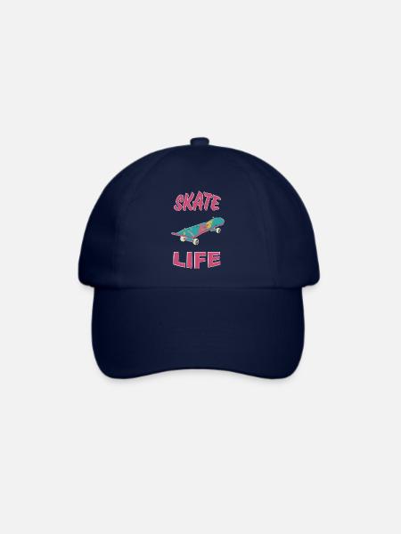 Skate-Leben - Baseballkappe - Blau/Blau