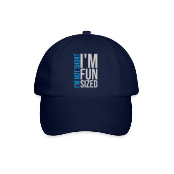 Not short fun sized - Baseballkappe - Blau/Blau - Vorne