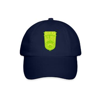 Leveling up big brother - Baseballkappe - Blau/Blau - Vorne
