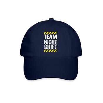 Team Nachtschicht - Baseballkappe - Blau/Blau - Vorne