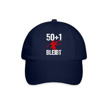 Fußball Fans Statement Fan Geschenk - Baseballkappe - Blau/Blau - Vorne