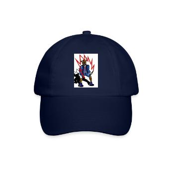jumping bull - Baseballkappe - Blau/Blau - Vorne