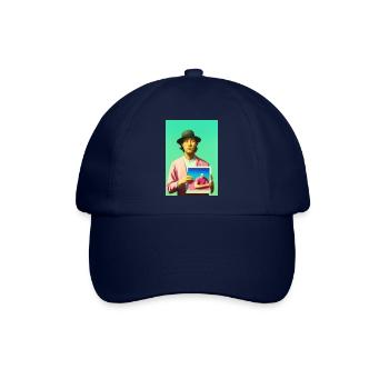 Bubblegum Selfie in Selfie - ARTWORK on LSD - Baseballkappe - Blau/Blau - Vorne