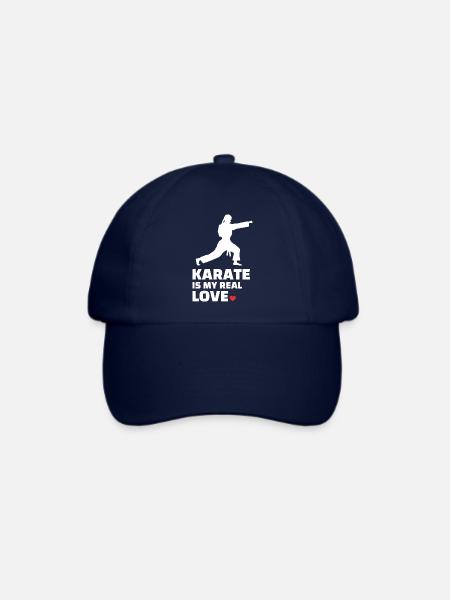 Ich Liebe Karate - Baseballkappe - Blau/Blau