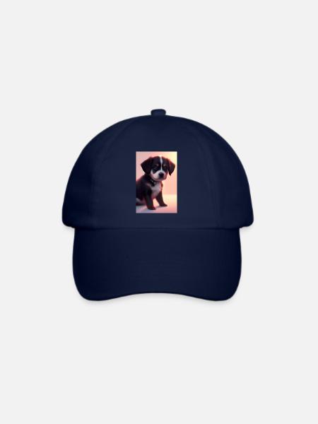 Baby Hund - Baseballkappe - Blau/Blau