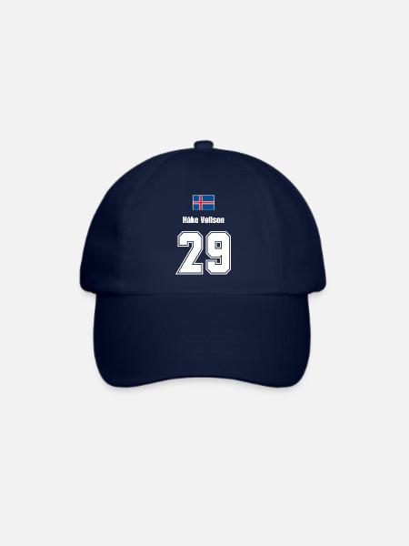 Island Trikot Nr.29 - Baseballkappe - Blau/Blau