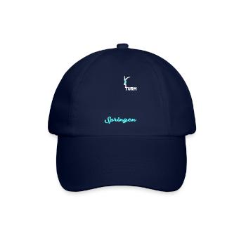 Turmspringen sport Motiv - Baseballkappe - Blau/Blau - Vorne