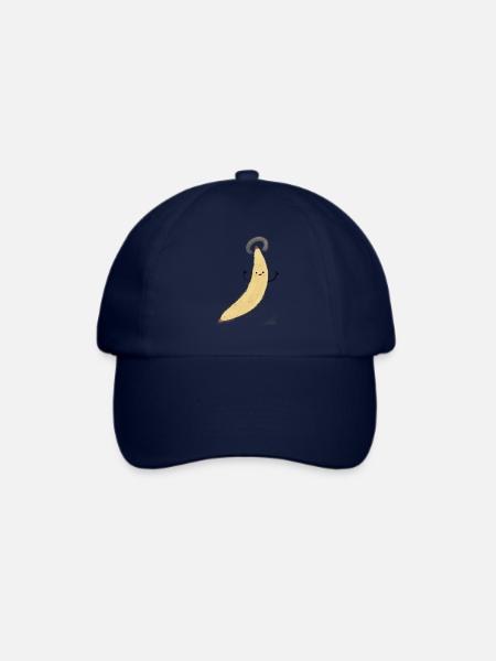Süsse Banane für jeden #banana - Baseballkappe - Blau/Blau