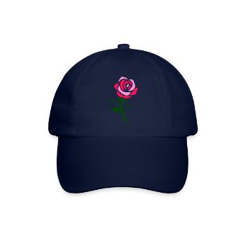 rose - Baseballkappe - Blau/Blau - Vorne