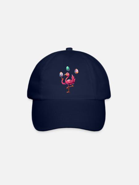 ostern ei osterei flamingo ostern jongleur jonglie - Baseballkappe - Blau/Blau