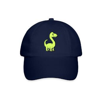 Dinosaurier Brontosaurus Comic - Baseballkappe - Blau/Blau - Vorne