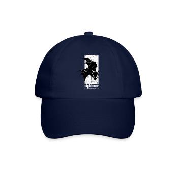 Nightmare Bat Gothic Horror Dark Fantasy - Baseballkappe - Blau/Blau - Vorne