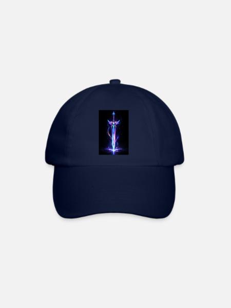 Neon-Astralschwert - Baseballkappe - Blau/Blau