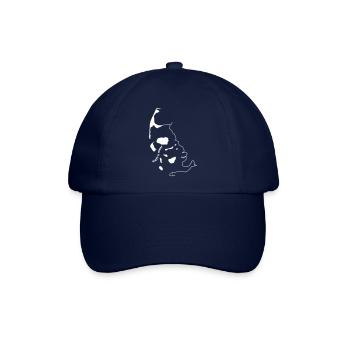 Nordfriesland - Watt Sylt Amrum Pellworm Föhr - Baseballkappe - Blau/Blau - Vorne