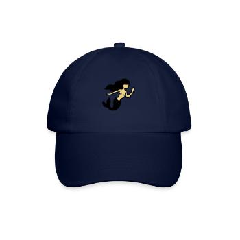 Meerjungfrau - Baseballkappe - Blau/Blau - Vorne