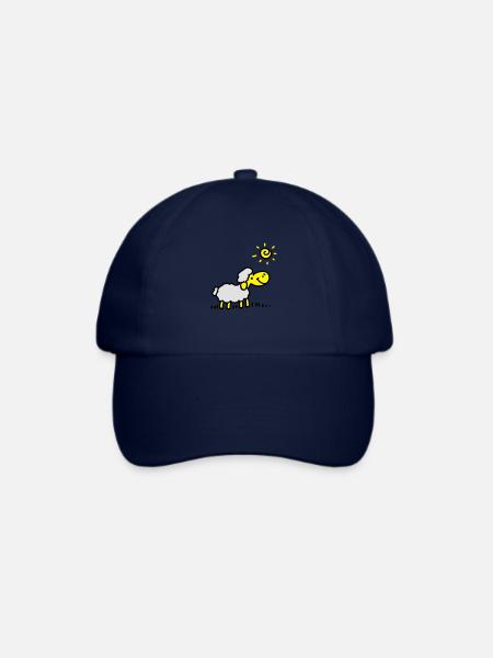 Schäfchen Sonne 3 - Baseballkappe - Blau/Blau