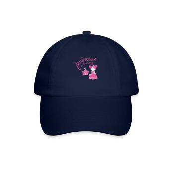 princess in training - Prinzessin im Training - Baseballkappe - Blau/Blau - Vorne