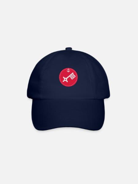 Bremen Schlüssel Anker - Baseballkappe - Blau/Blau