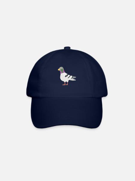 Taube - Baseballkappe - Blau/Blau
