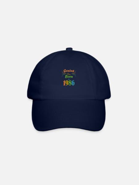 Genius Jahrgang 1986 - Baseballkappe - Blau/Blau
