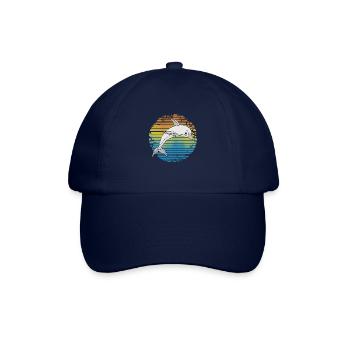 Delfin - Baseballkappe - Blau/Blau - Vorne