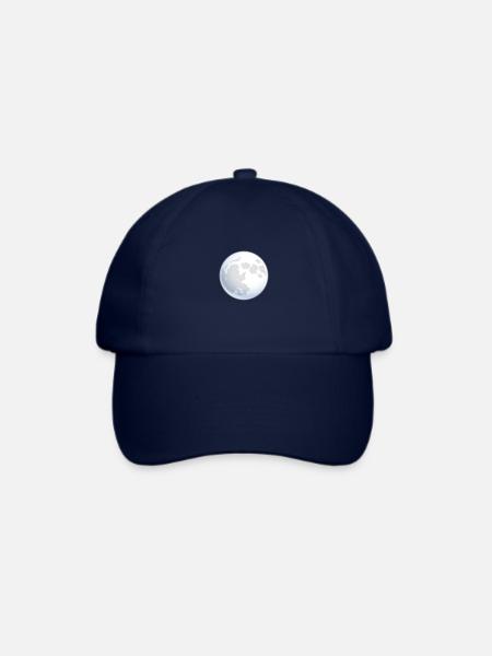 Vollmond - Baseballkappe - Blau/Blau