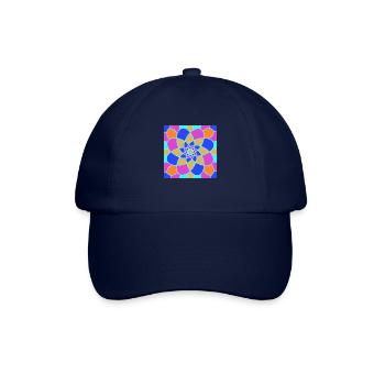 Mosaik von Rino - Baseballkappe - Blau/Blau - Vorne
