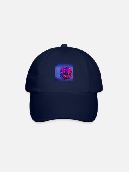 explodierende weihnachtskugel - Baseballkappe - Blau/Blau