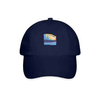 Fantastische Landschaft - Baseballkappe - Blau/Blau - Vorne