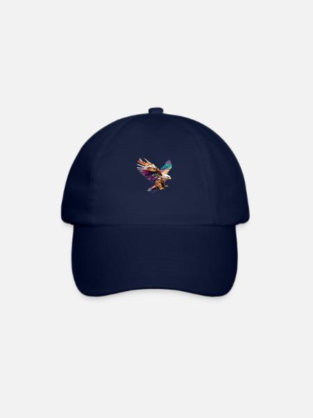 Adler: Bringen Sie Die Wildnis Zu Ihrer Wohnkultur - Baseballkappe - Blau/Blau