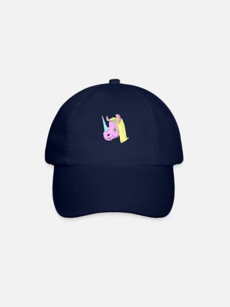 Echtes Einhorn - Baseballkappe - Blau/Blau