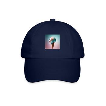 eis flow - Baseballkappe - Blau/Blau - Vorne