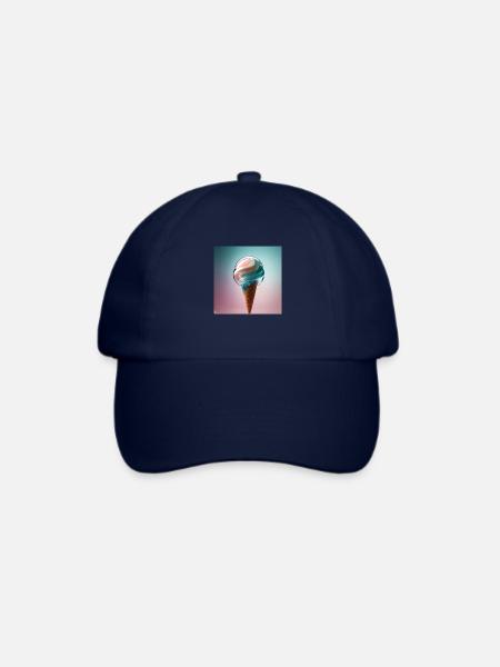 eis flow - Baseballkappe - Blau/Blau