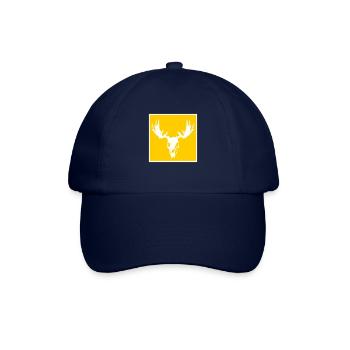 Elch-Sake - Baseballkappe - Blau/Blau - Vorne