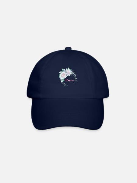 Für Alessia - Baseballkappe - Blau/Blau