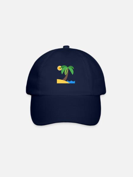 Sonneninsel - Baseballkappe - Blau/Blau
