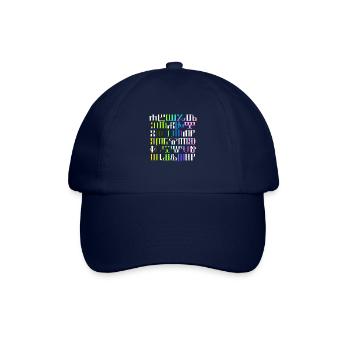Glagoljica croatia hrvatska kroatia hrv font - Baseballkappe - Blau/Blau - Vorne