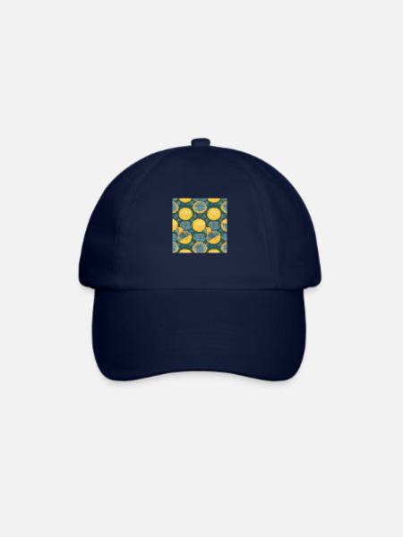 Zitrone - Baseballkappe - Blau/Blau