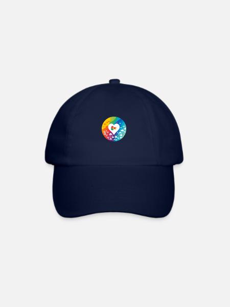 Cloud Liebe - Baseballkappe - Blau/Blau