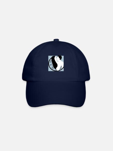 Liebesuhr - Baseballkappe - Blau/Blau