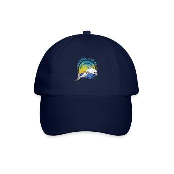 Delfin - Baseballkappe - Blau/Blau - Vorne