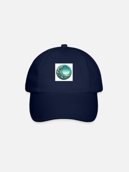 Türkiser Flair - Baseballkappe - Blau/Blau